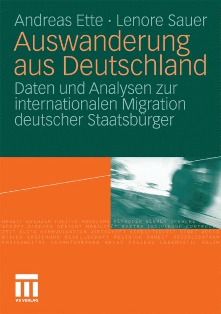 Lenore Sauer, Andreas Ette - Auswanderung aus Deutschland, E-bok