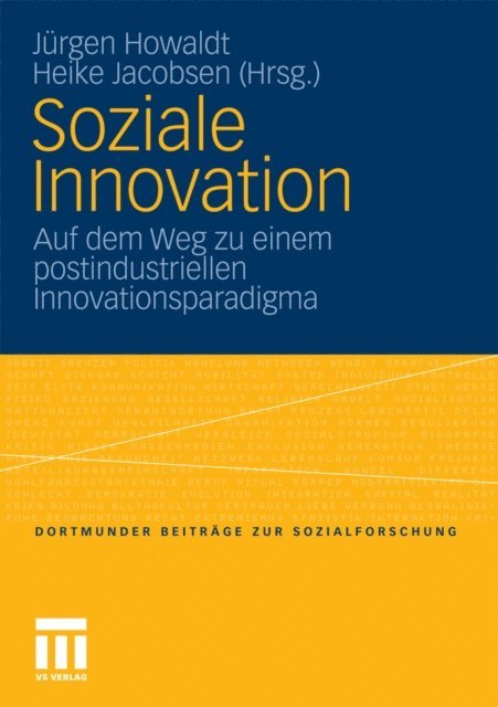 Heike Jacobsen, Jurgen Howaldt - Soziale Innovation, E-bok