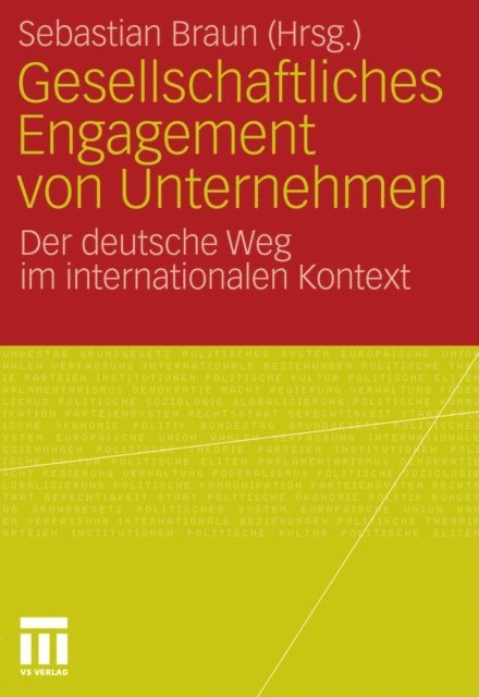 Sebastian Braun - Gesellschaftliches Engagement von Unternehmen, E-bok