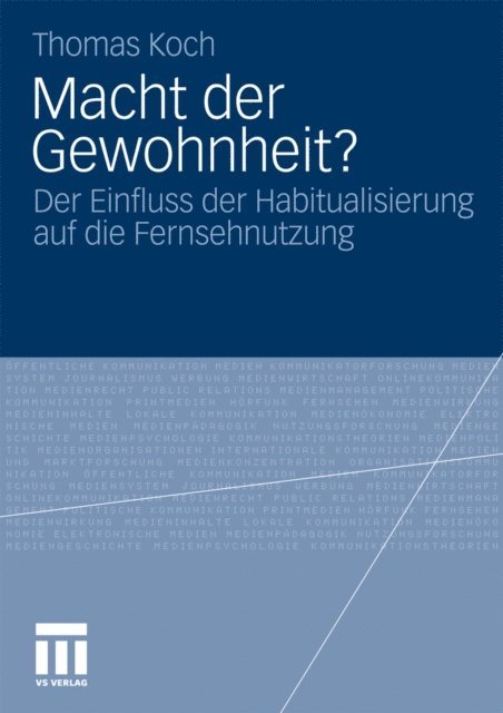 Thomas Koch - Macht der Gewohnheit?, E-bok