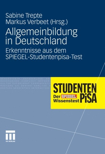 Markus Verbeet, Sabine Trepte - Allgemeinbildung in Deutschland, E-bok