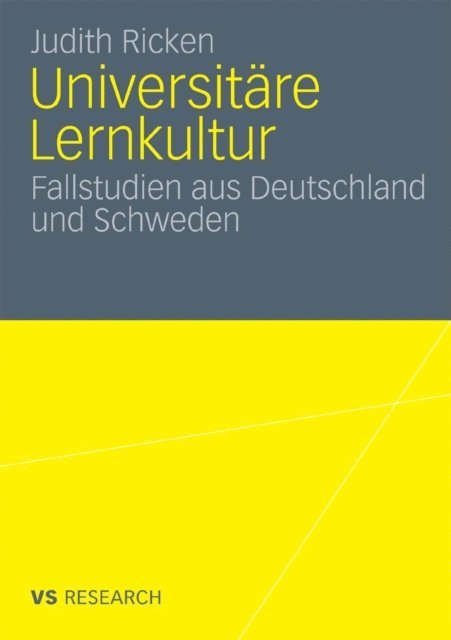Judith Ricken - Universitäre Lernkultur, E-bok