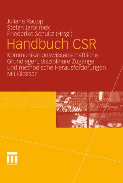 Friederike Schultz, Stefan Jarolimek, Juliana Raupp - Handbuch CSR, E-bok