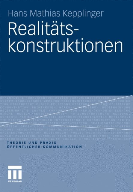 Hans Mathias Kepplinger - Realitätskonstruktionen, E-bok