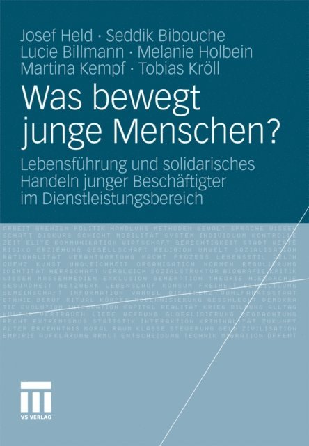Tobias Kroll, Martina Kempf, Melanie Holbein, Lucie Billmann, Seddik Bibouche, Josef Held - Was bewegt junge Menschen?, E-bok