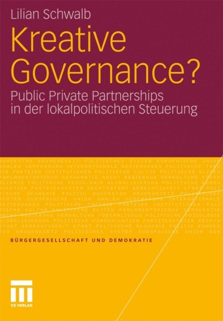 Lilian Schwalb - Kreative Governance?, E-bok