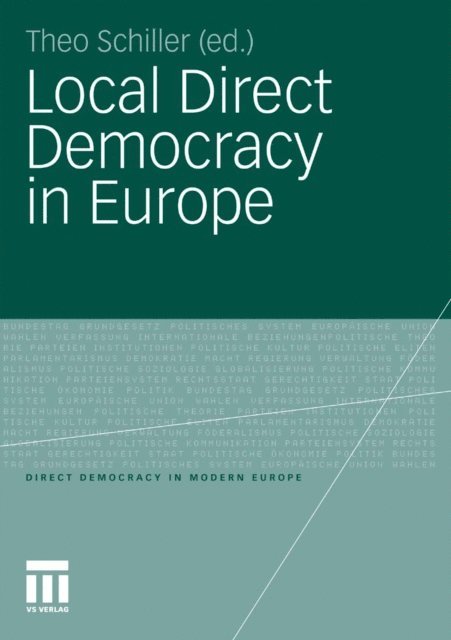 Theo Schiller - Local Direct Democracy in Europe, E-bok