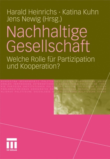 Jens Newig, Katina Kuhn, Harald Heinrichs - Nachhaltige Gesellschaft, E-bok