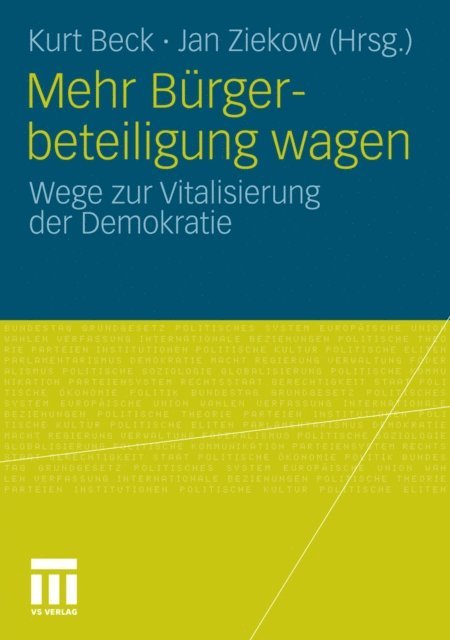 Jan Ziekow, Kurt Beck - Mehr Bürgerbeteiligung wagen, E-bok