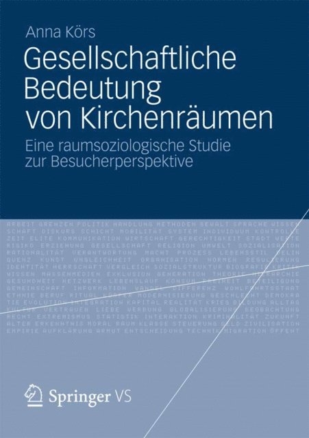 Anna Kors - Gesellschaftliche Bedeutung von Kirchenräumen, E-bok