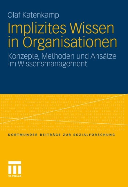 Olaf Katenkamp - Implizites Wissen in Organisationen, E-bok