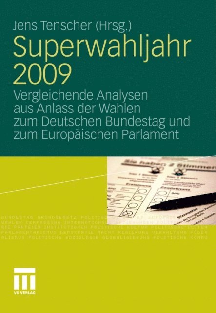 Jens Tenscher - Superwahljahr 2009, E-bok