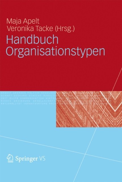 Veronika Tacke, Maja Apelt - Handbuch Organisationstypen, E-bok