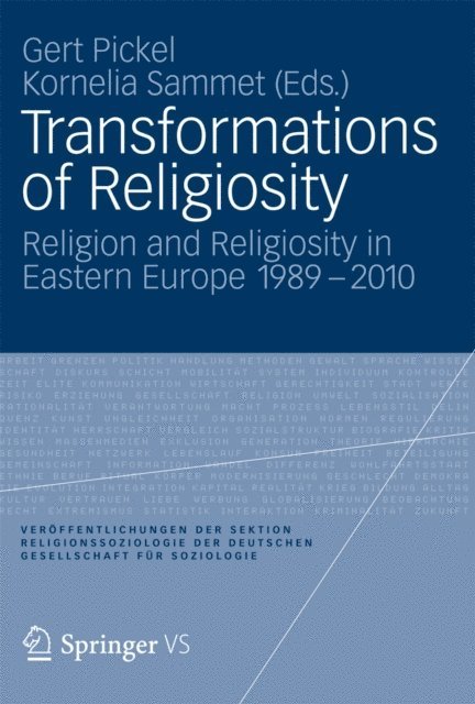 Kornelia Sammet, Gert Pickel - Transformations of Religiosity, E-bok