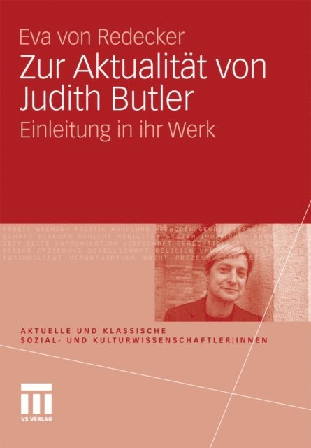 Eva von Redecker - Zur Aktualität von Judith Butler, E-bok