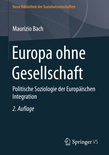 Maurizio Bach - Europa ohne Gesellschaft, E-bok