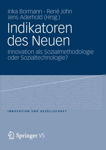 Jens Aderhold, Rene John, Inka Bormann - Indikatoren des Neuen, E-bok
