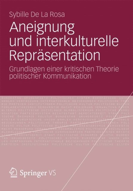 Sybille de la Rosa - Aneignung und interkulturelle Repräsentation, E-bok