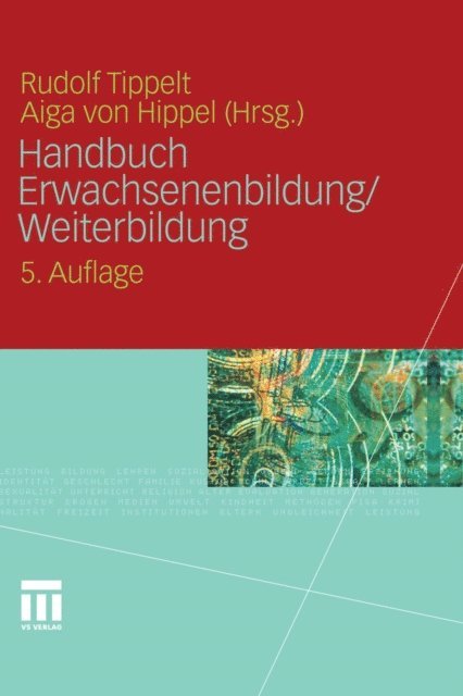 Aiga von Hippel, Rudolf Tippelt - Handbuch Erwachsenenbildung/Weiterbildung, E-bok