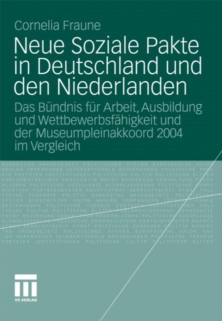 Cornelia Fraune - Neue Soziale Pakte in Deutschland und den Niederlanden, E-bok