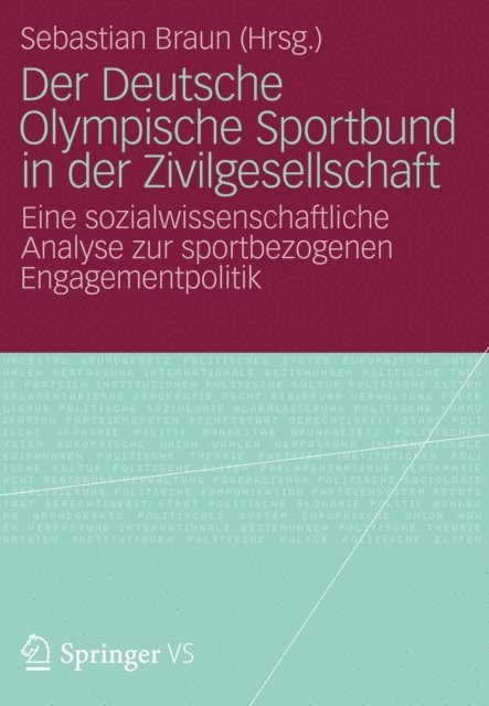 Sebastian Braun - Der Deutsche Olympische Sportbund in der Zivilgesellschaft, E-bok