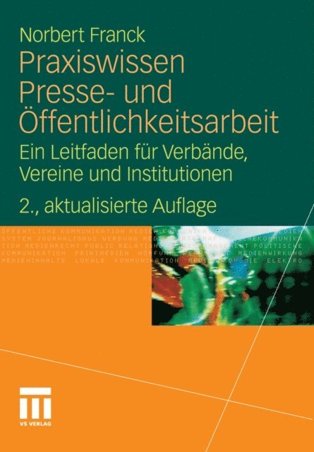 Norbert Franck - Praxiswissen Presse- und Öffentlichkeitsarbeit, E-bok. Tillgänglighet: Lägg i varukorg