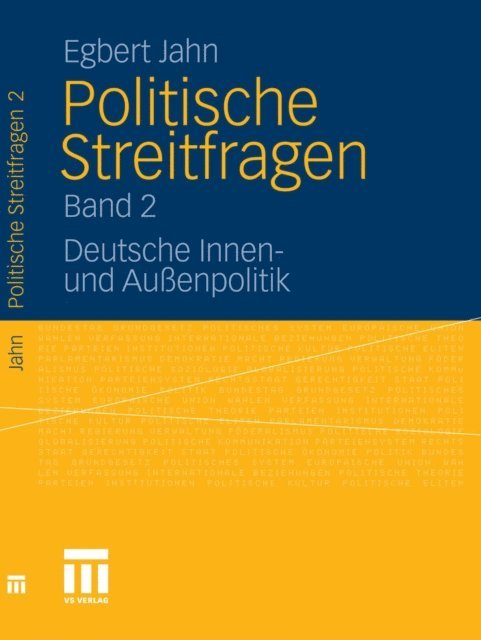 Egbert Jahn - Politische Streitfragen, E-bok