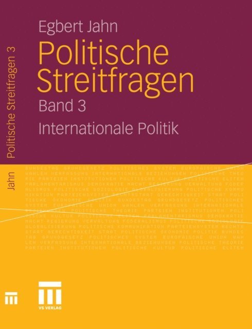 Egbert Jahn - Politische Streitfragen, E-bok