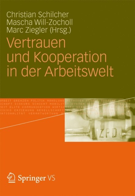 Marc Ziegler, Mascha Will-Zocholl, Christian Schilcher - Vertrauen und Kooperation in der Arbeitswelt, E-bok