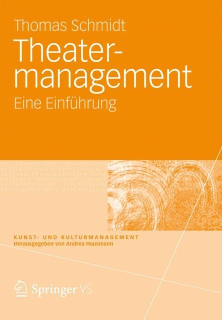 Thomas Schmidt - Theatermanagement, E-bok