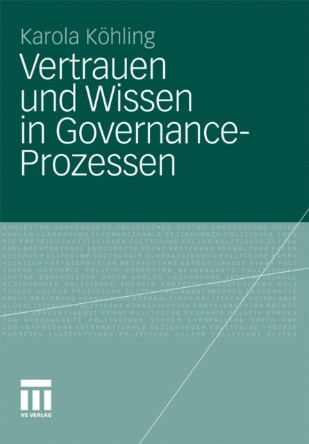 Karola Kohling - Vertrauen und Wissen in Governance-Prozessen, E-bok