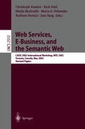 Web Services, E-Business, and the Semantic Web