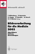 Bildverarbeitung fr die Medizin 2003