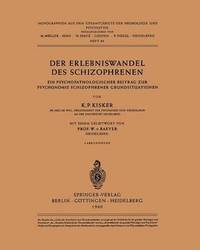 Der Erlebniswandel des Schizophrenen