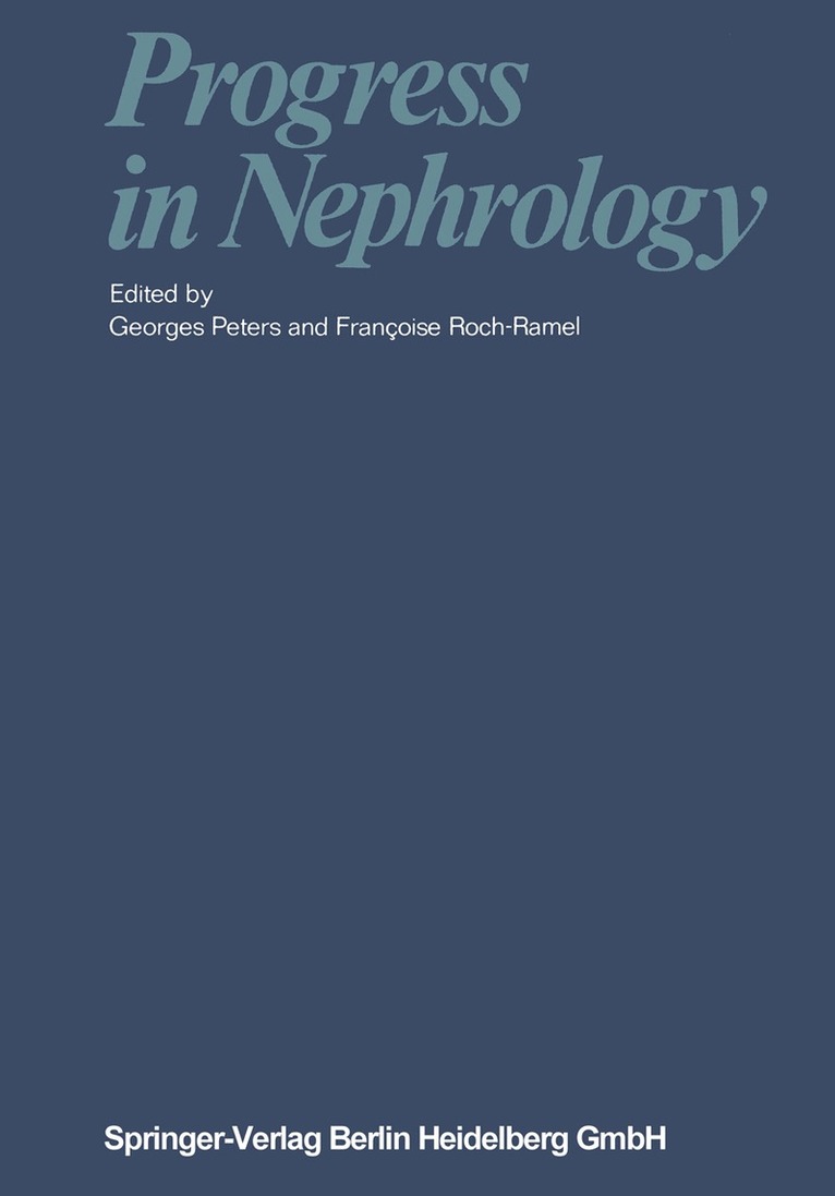Progress in Nephrology