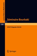 S�minaire Bourbaki
