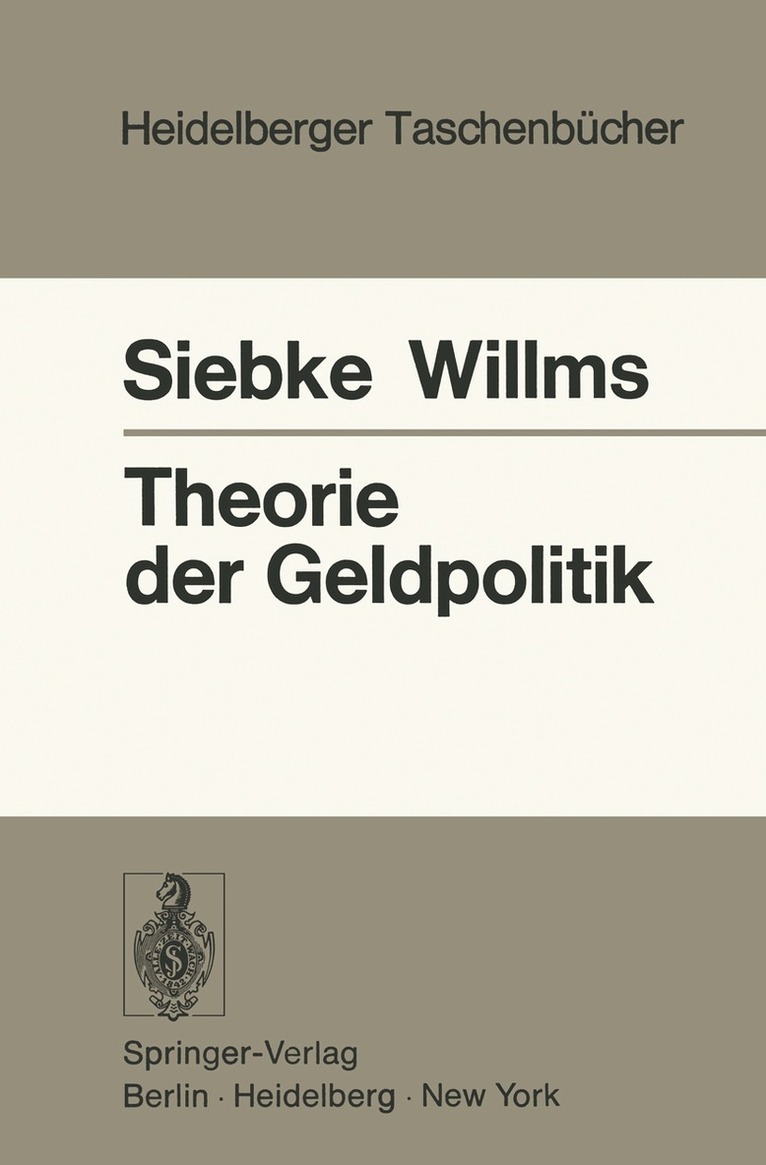 Theorie der Geldpolitik