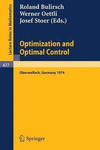 Optimization and Optimal Control
