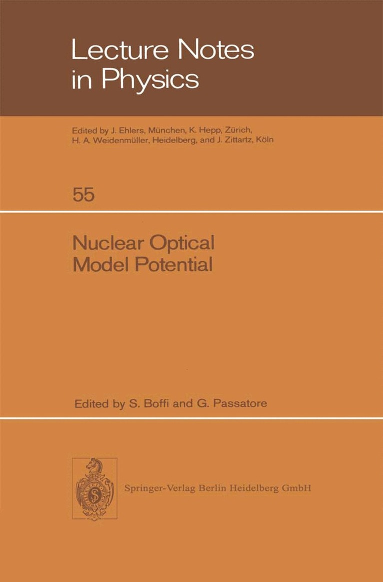 S. Boffi, G. Passatore - Nuclear Optical Model Potential, Häftad. Tillgänglighet: Lägg i varukorg