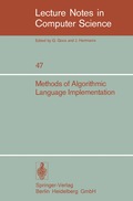 Methods of Algorithmic Language Implementation