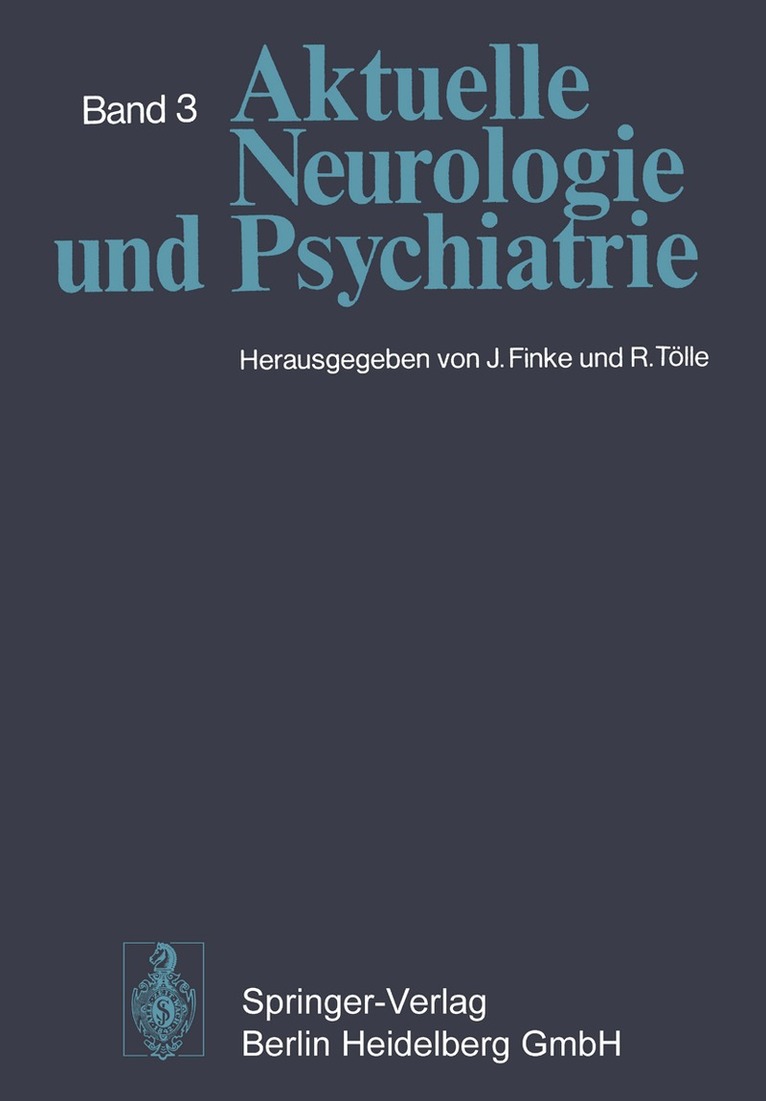 Joachim Finke, R. Tölle - Aktuelle Neurologie und Psychiatrie, Häftad. Tillgänglighet: Lägg i varukorg