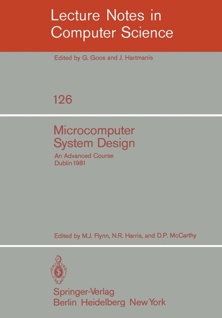 M.J. Flynn, N.R. Harris, D.P. McCarthy - Microcomputer System Design, Häftad