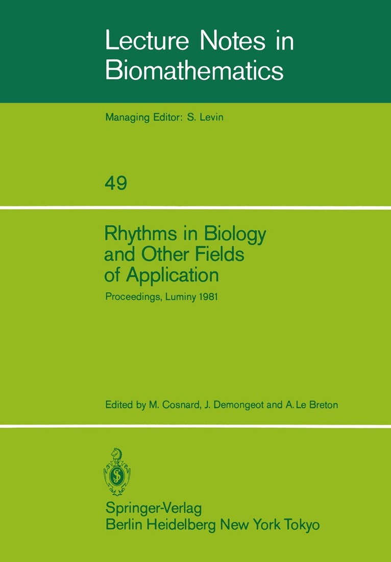 Rhythms in Biology and Other Fields of Application