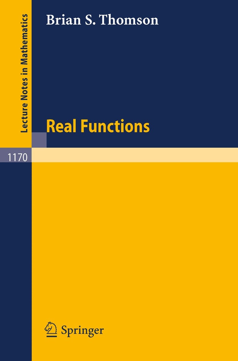 Brian S. Thomson - Real Functions, Häftad