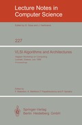 VLSI Algorithms and Architectures