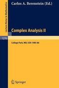 Complex Analysis II