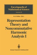 Representation Theory and Noncommutative Harmonic Analysis I