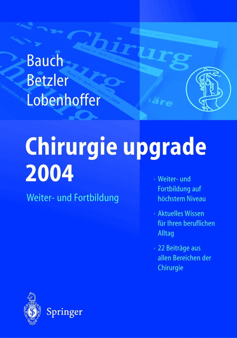 J. Bauch, M. Betzler, P. Lobenhoffer - Chirurgie upgrade 2004, Häftad