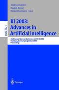 KI 2003: Advances in Artificial Intelligence