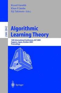 Algorithmic Learning Theory
